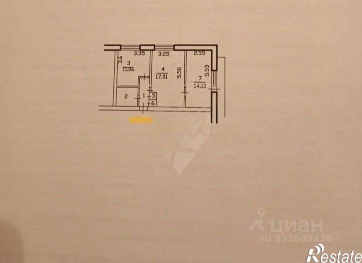 2-комн квартира мкр Лебединец, 27,  д. 27