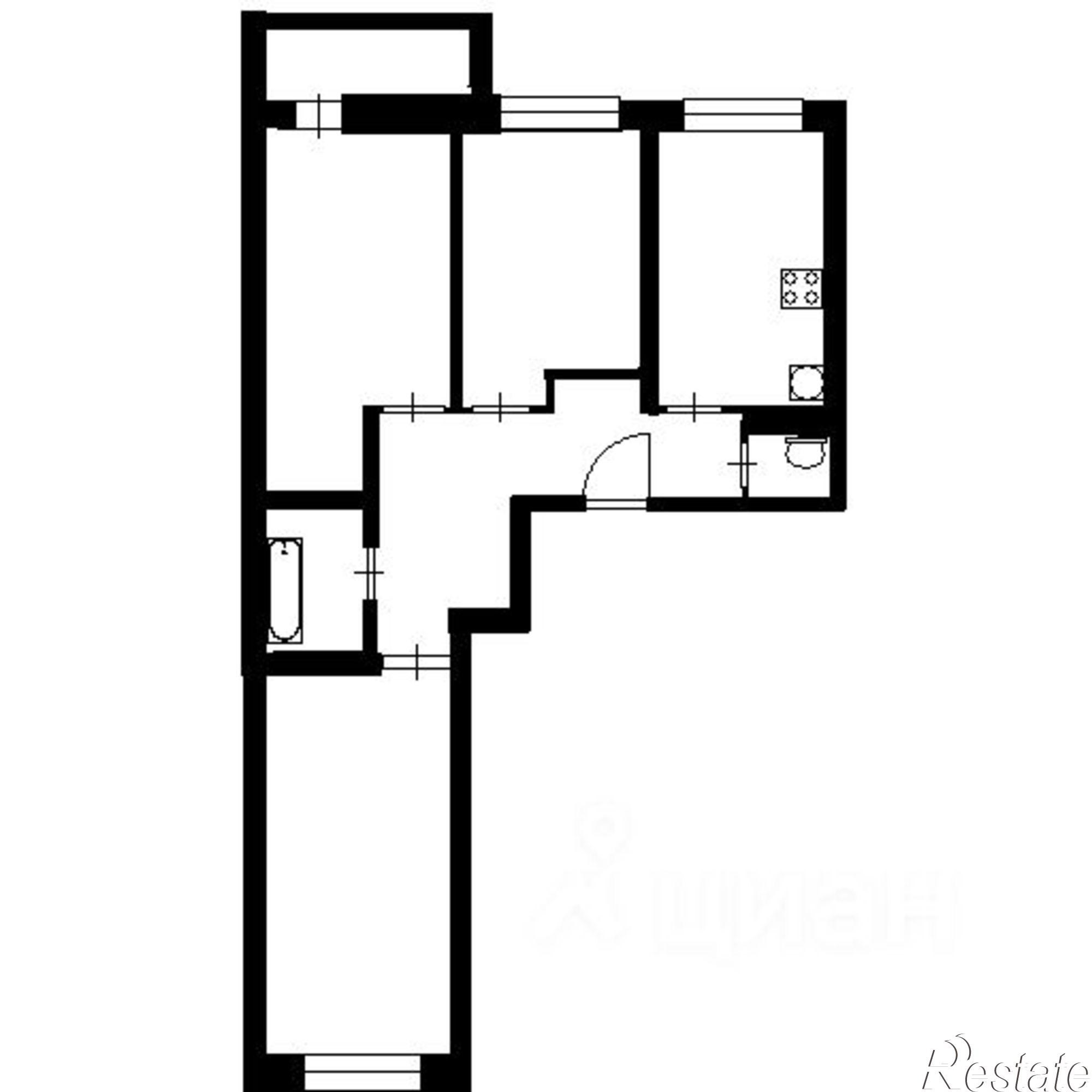 Купить квартиру за 4 200 000 рублей на Парковый мкр, 9