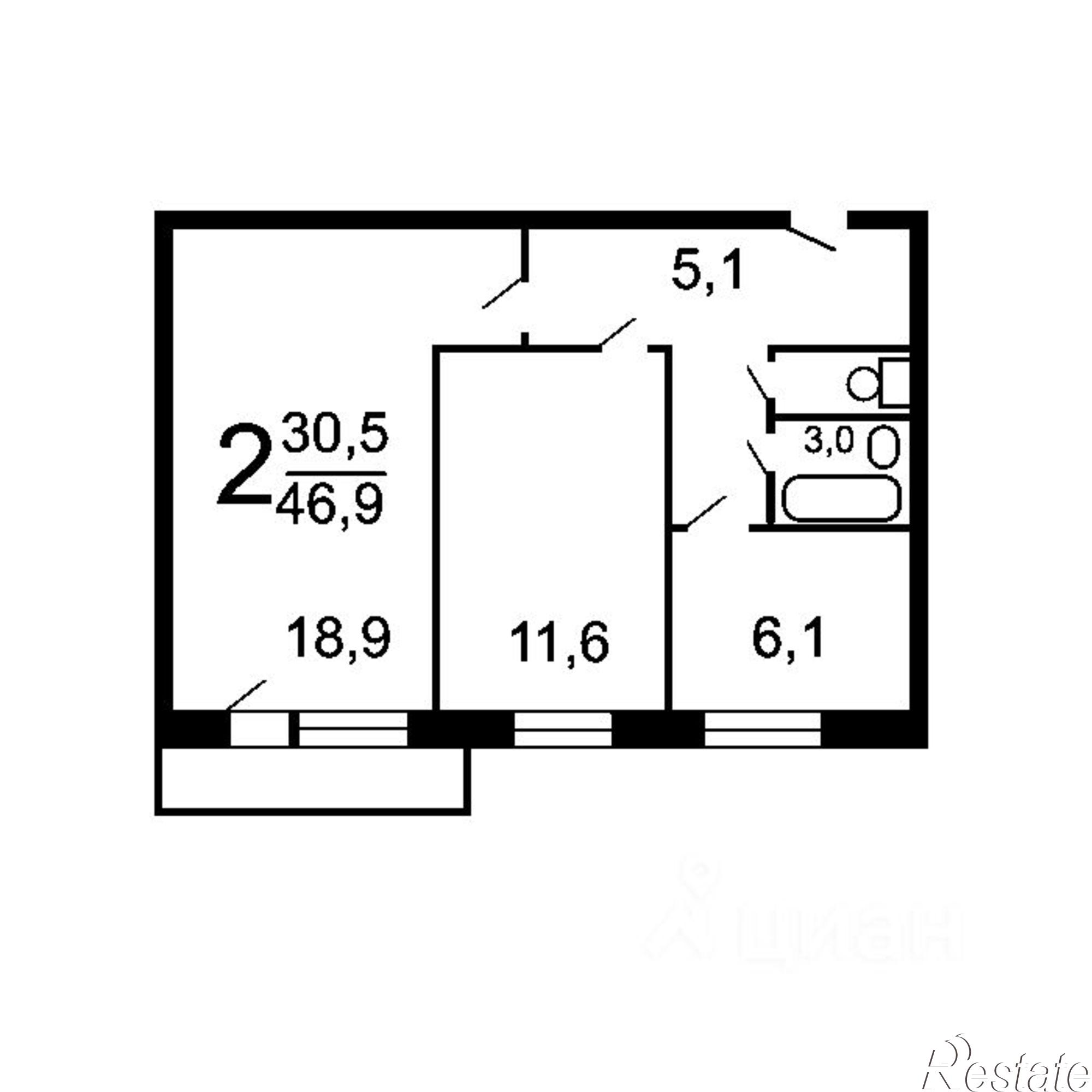 Купить квартиру за 4 600 000 рублей на мкр Жукова, 23