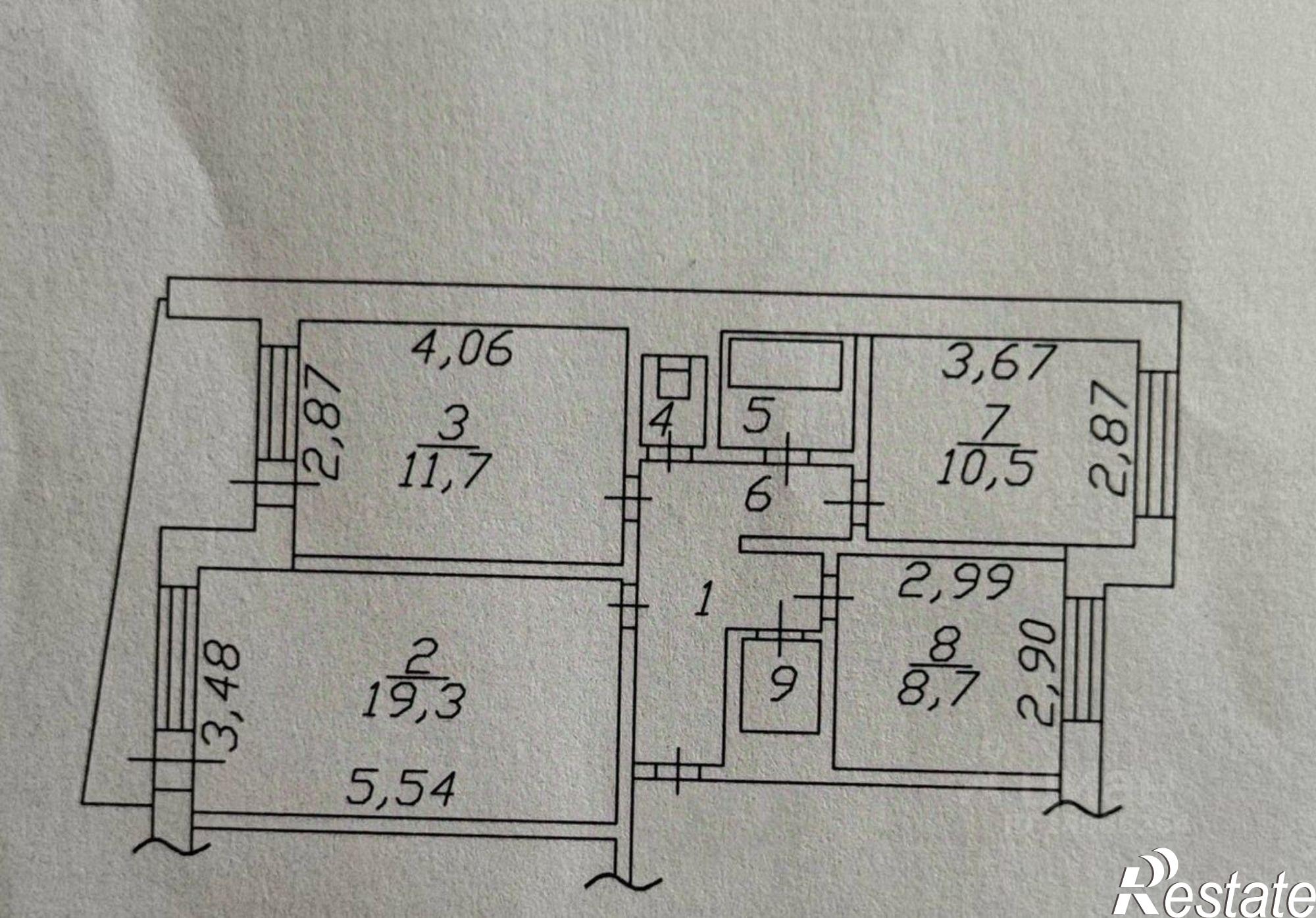 Купить квартиру за 6 850 000 рублей на Восточный мкр, 8