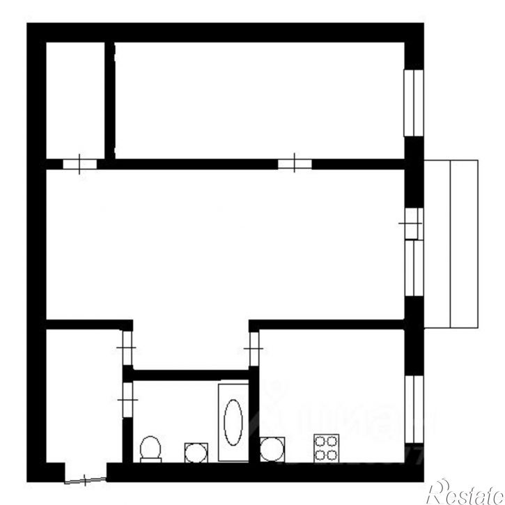 2-комн квартира Интернациональный мкр, 5,  д. 5