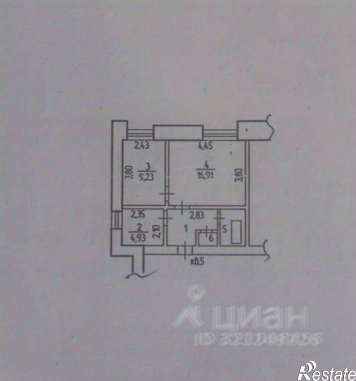 2-комн квартира
