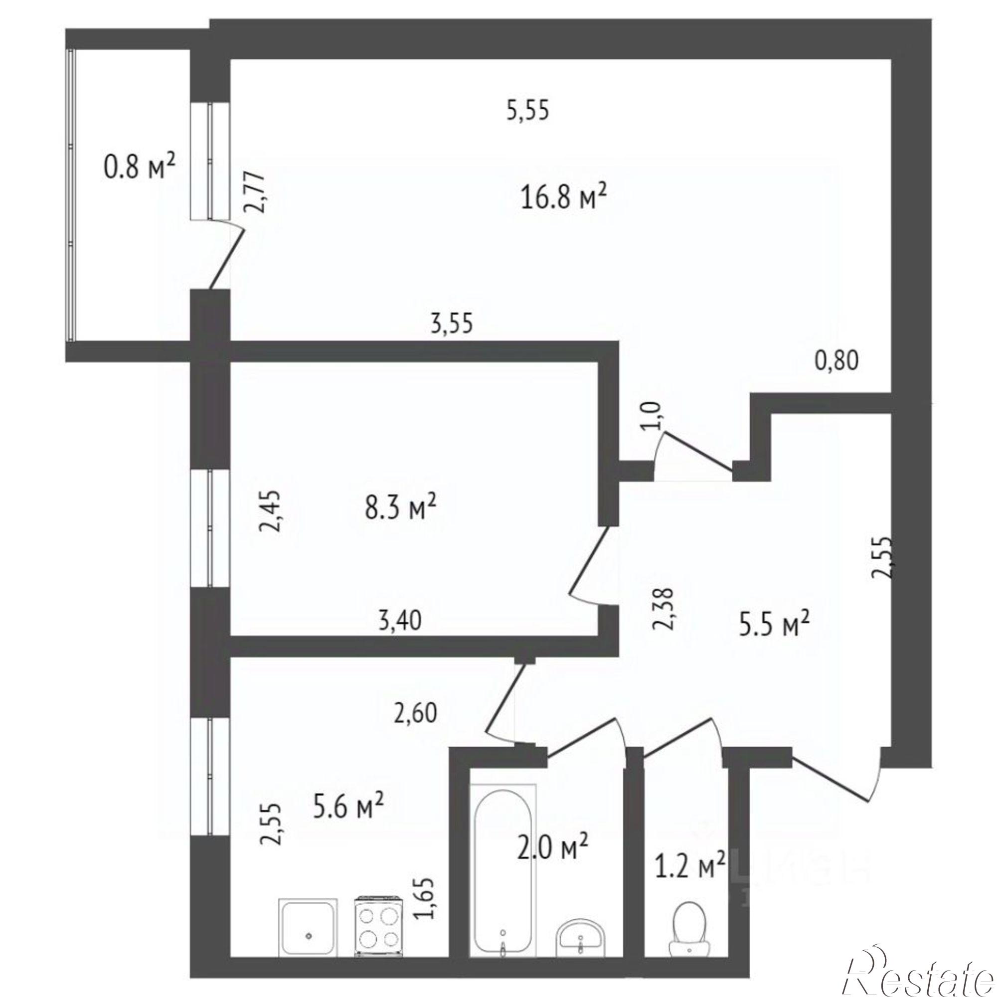 Сдать квартиру за 29 000 рублей на мкр Лебединец, 16