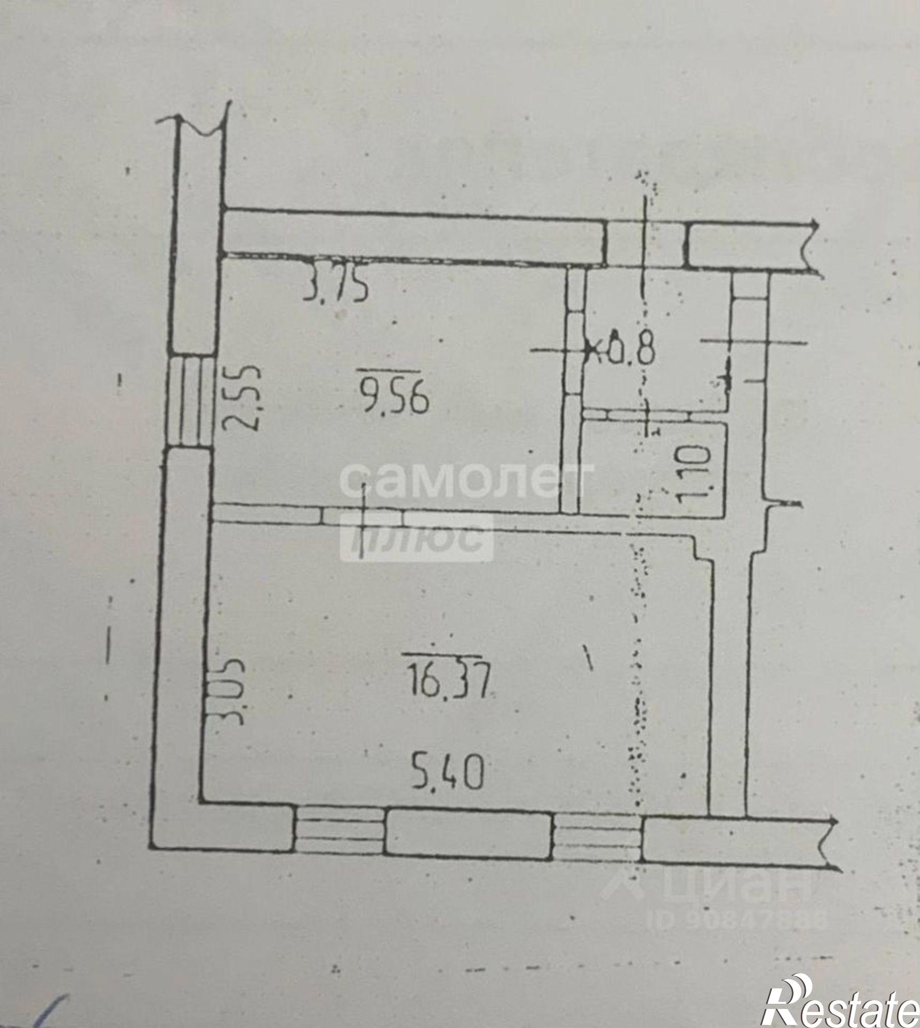 Купить квартиру за 1 850 000 рублей на Садовая улица, 10
