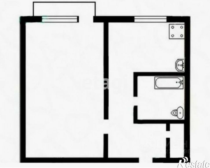 1-комн квартира