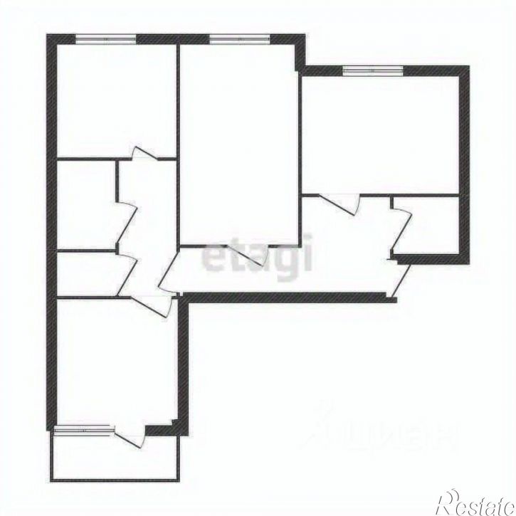 3-комн квартира