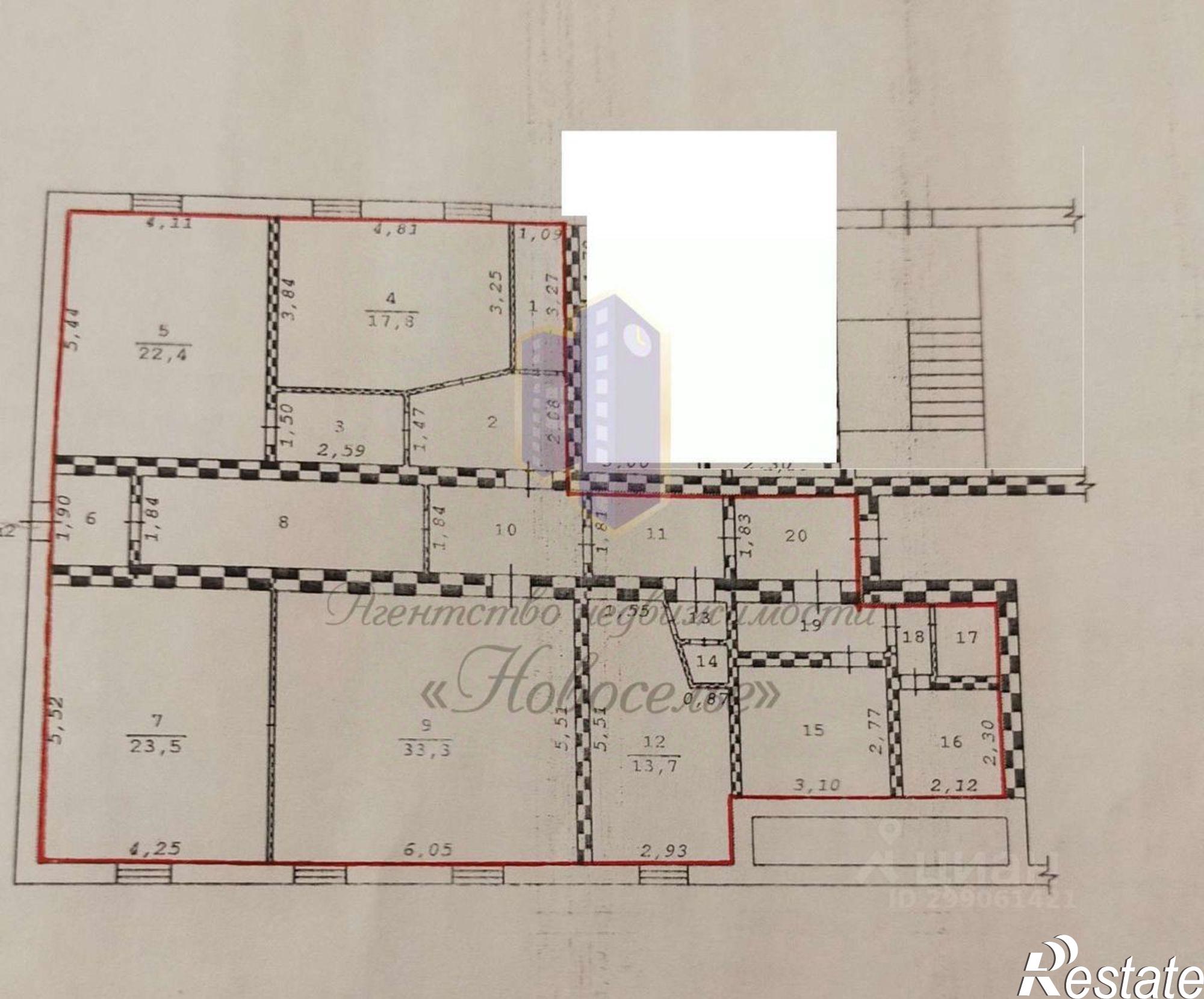 Купить помещение свободного назначения за 5 500 020 рублей на Комсомольский проспект, 67