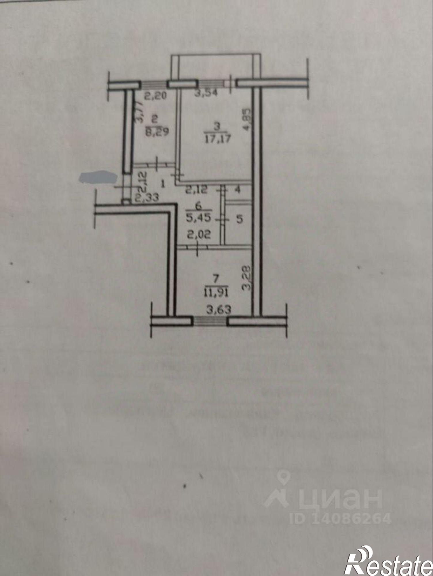 Купить квартиру за 3 850 000 рублей на улица Урицкого, 14