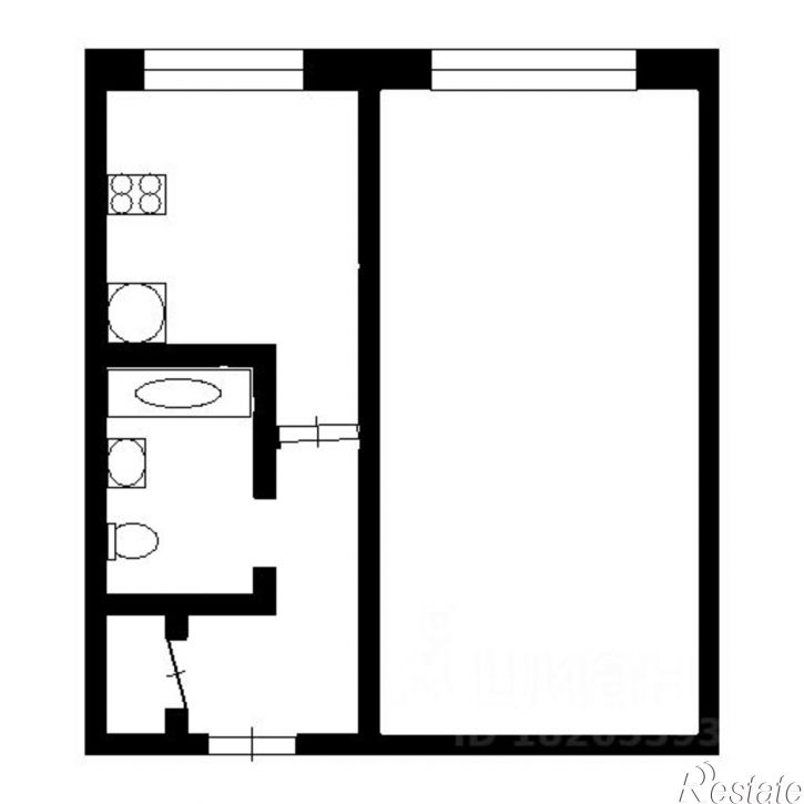 1-комн квартира