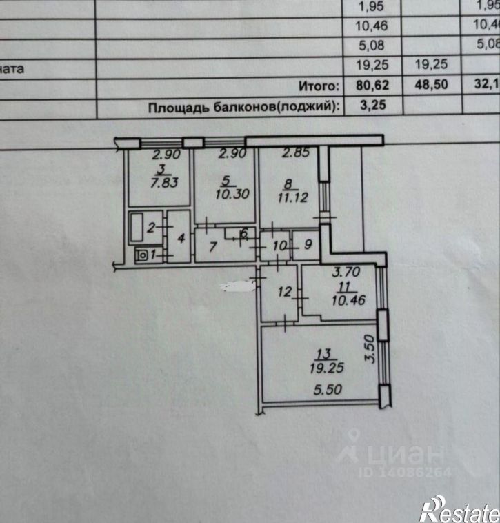 4-комн квартира Старый Оскол городской округ