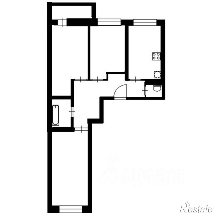 2-комн квартира