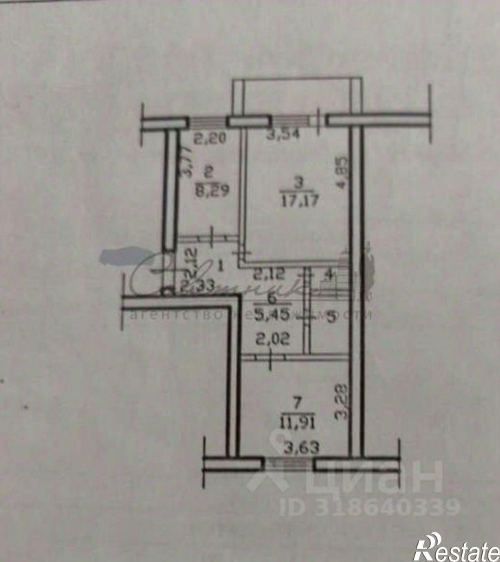 2-комн квартира