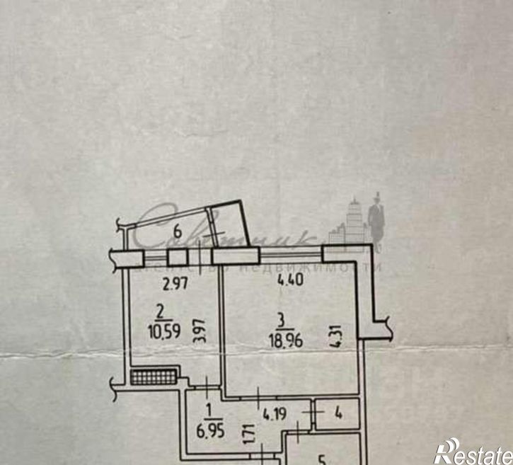 1-комн квартира