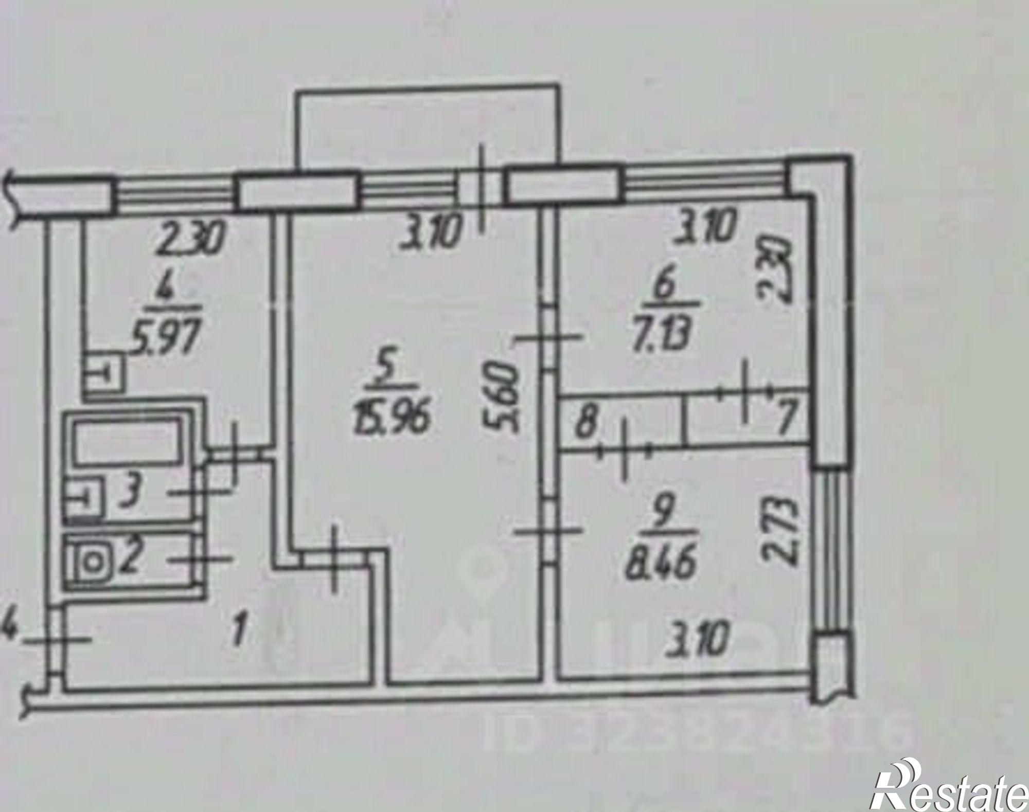 Купить квартиру за 4 950 000 рублей на Рудничный мкр, 7
