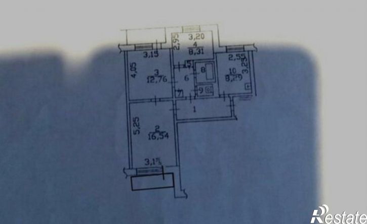 3-комн квартира Парковый мкр, 22,  д. 22