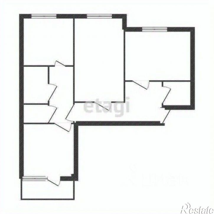 3-комн квартира Восточный мкр, 2,  д. 2