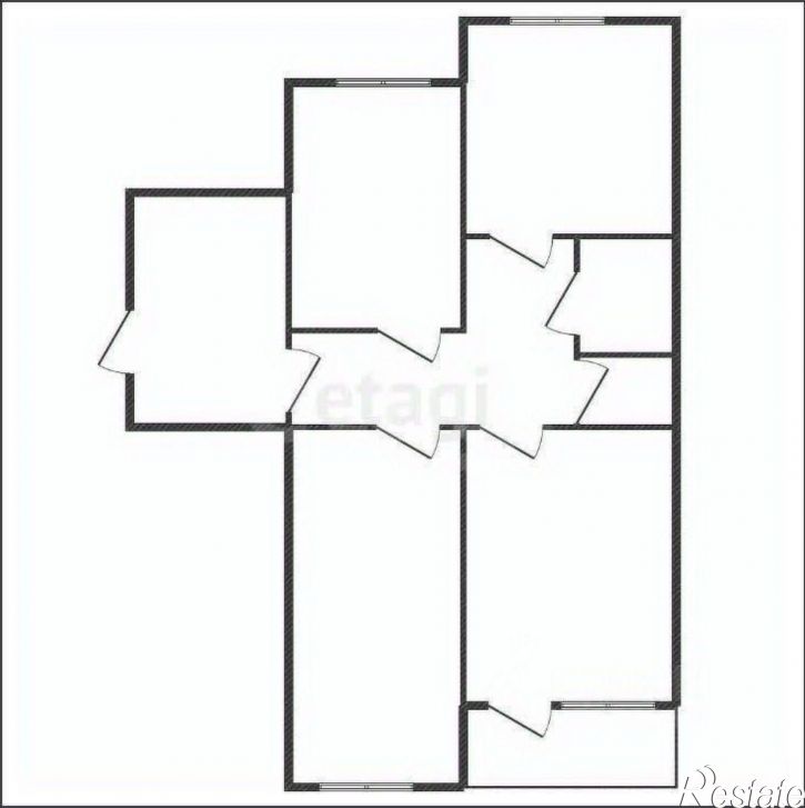 3-комн квартира мкр Зеленый Лог, 1а,  д. 1а