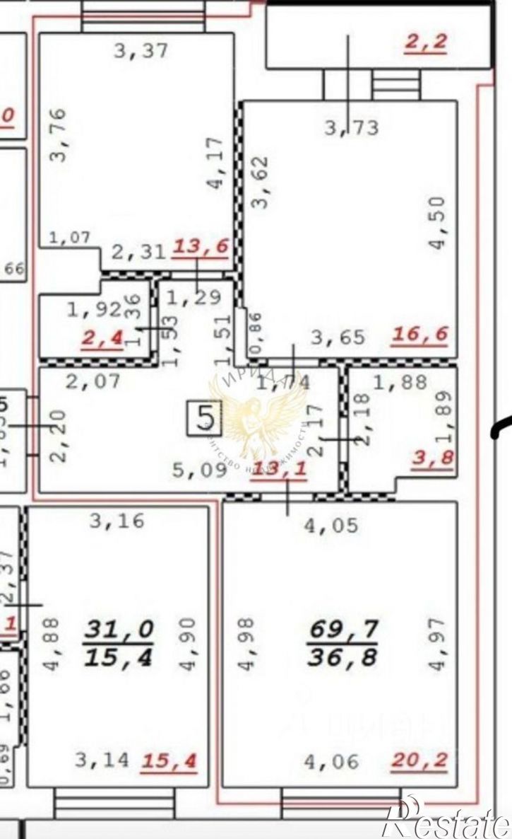 2-комн квартира