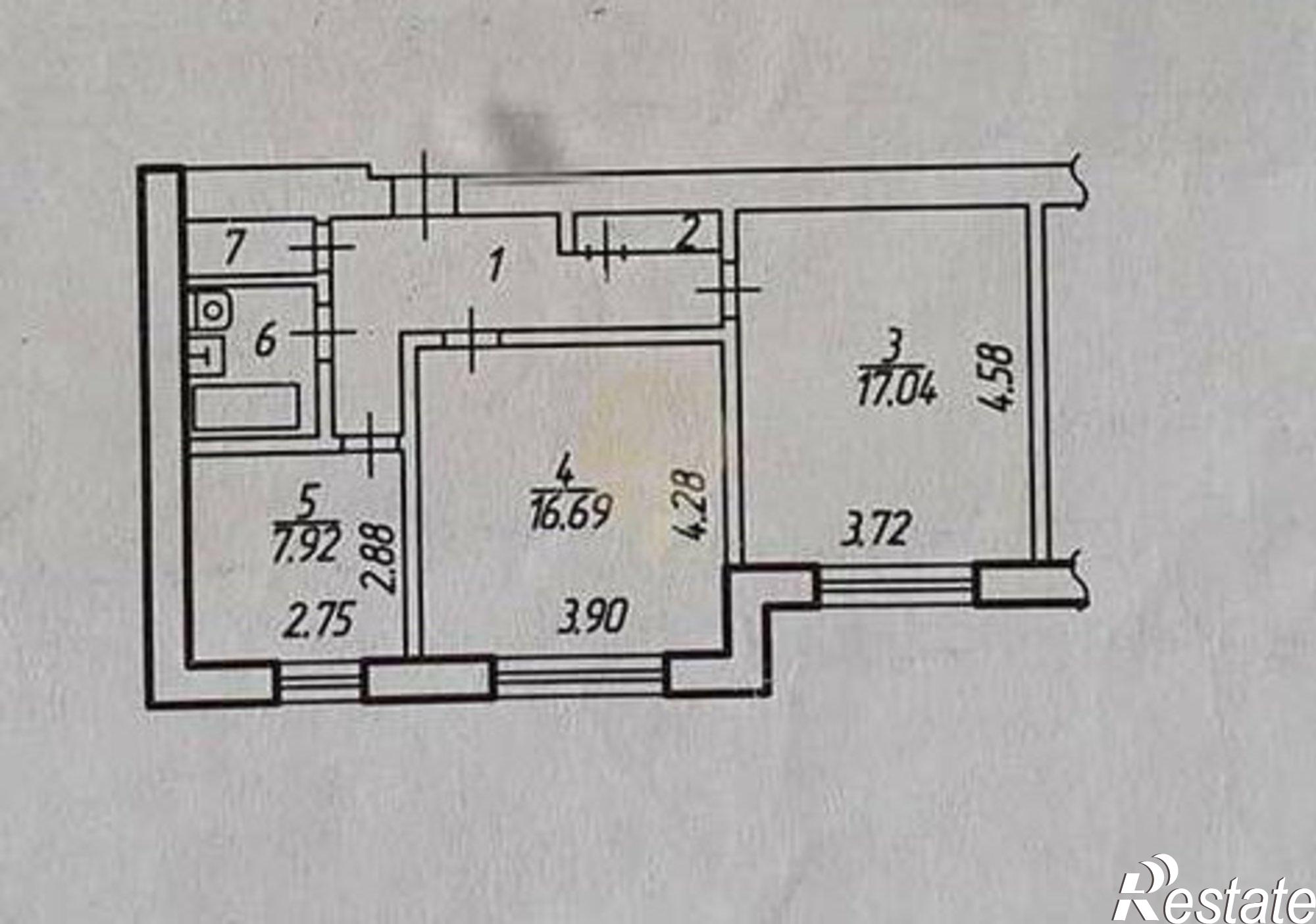 Купить квартиру за 4 500 000 рублей на Южный мкр, 10а