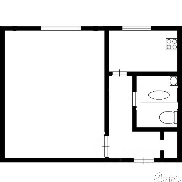 1-комн квартира мкр Лебединец, 5,  д. 5