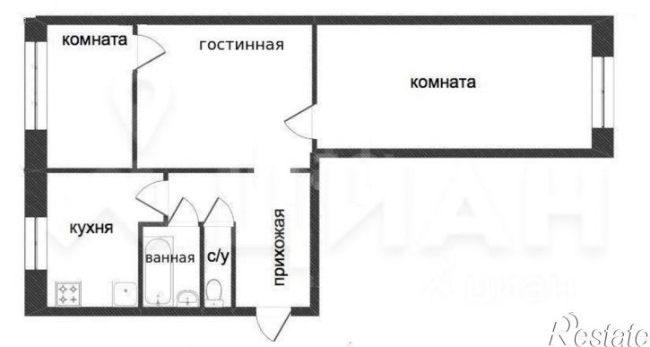 2-комн квартира Парковый мкр, 18,  д. 18