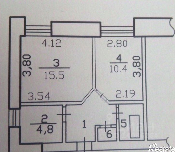 2-комн квартира мкр Макаренко, 4а,  д. 4а