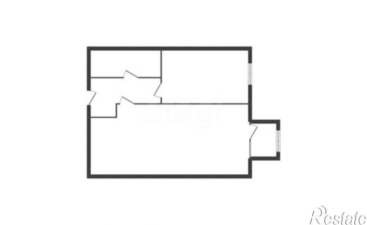 1-комн квартира мкр Заречье, 12,  д. 12