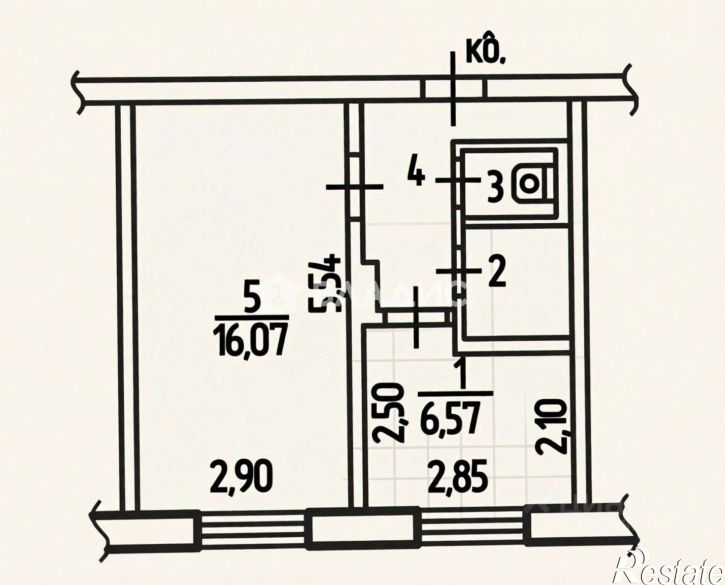 1-комн квартира мкр Макаренко, 19 1,  д. 19 1,  к. 1