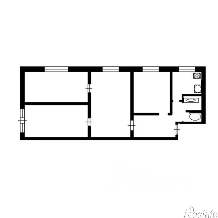 4-комн квартира Интернациональный мкр, 36,  д. 36