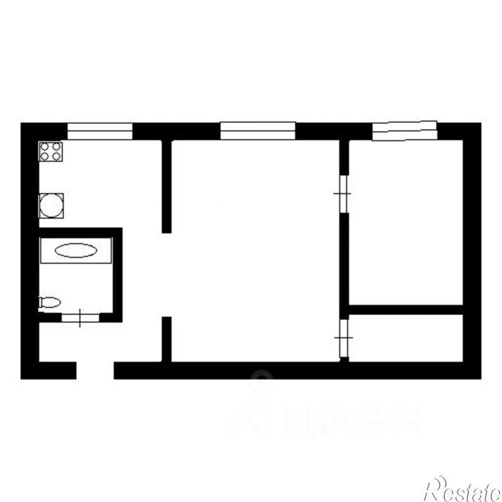 2-комн квартира Интернациональный мкр, 34,  д. 34