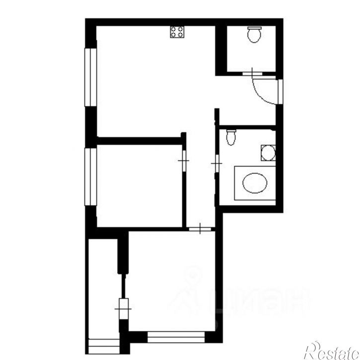 2-комн квартира мкр Приборостроитель, 18,  д. 18