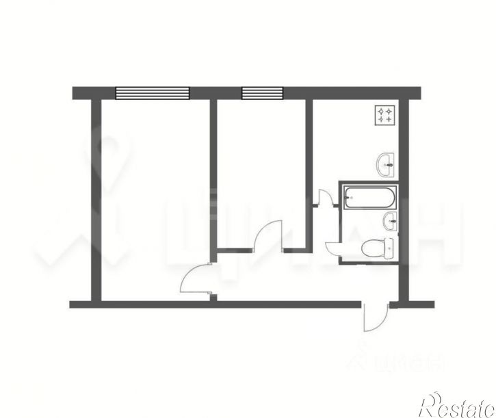 2-комн квартира Парковый мкр, 7,  д. 7