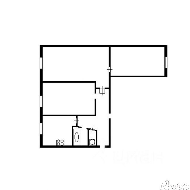 3-комн квартира Парковый мкр, 16,  д. 16