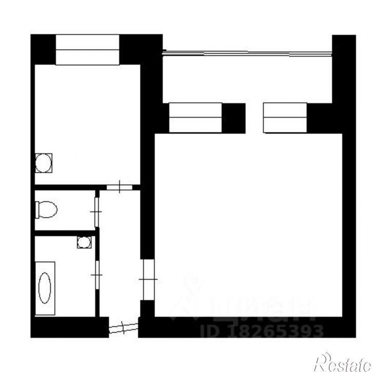 1-комн квартира Интернациональный мкр, 36,  д. 36