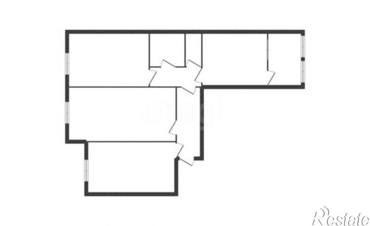 3-комн квартира Лесной мкр, 13,  д. 13