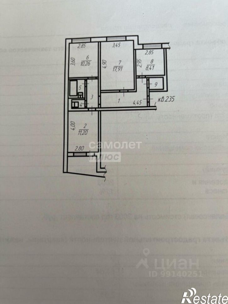 3-комн квартира мкр Королева, 5,  д. 5