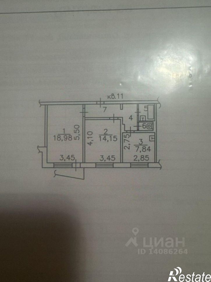 2-комн квартира Олимпийский мкр, 24,  д. 24