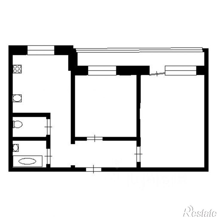 2-комн квартира Парковый мкр, 3,  д. 3