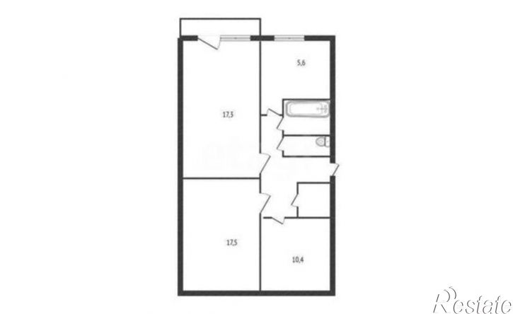 3-комн квартира мкр Молодогвардеец, 11,  д. 11