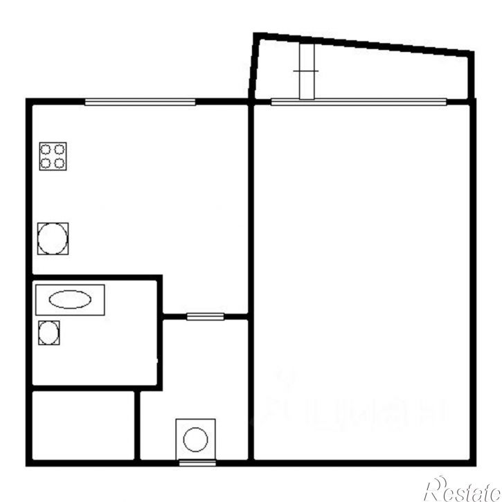 1-комн квартира мкр Конева, 6,  д. 6