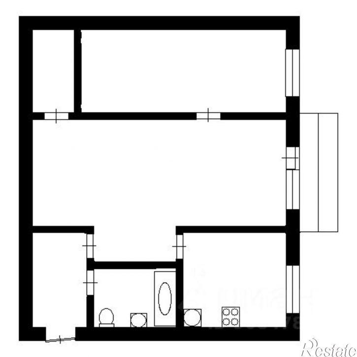 2-комн квартира Интернациональный мкр, 31,  д. 31