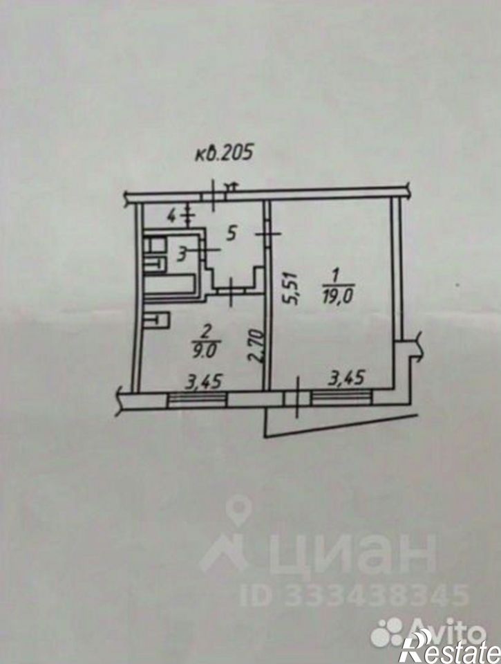1-комн квартира Олимпийский мкр, 13а,  д. 13а