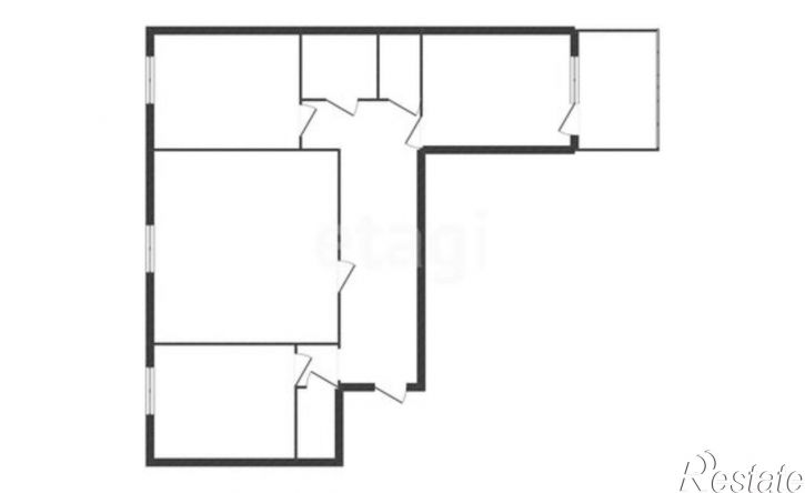 3-комн квартира мкр Буденного, 7а,  д. 7а